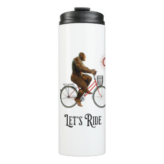 Funny Bigfoot Cycling, Lass's Ride Thermosbecher