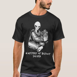 Funny Bigfoot Gift Mystery der Big Foot Alien UFO T-Shirt