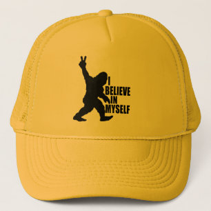 Funny Bigfoot-I glaube an mich selbst Trucker Hat Truckerkappe