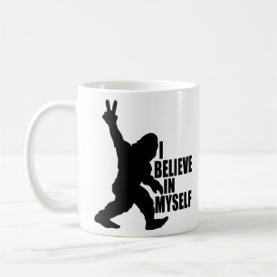 Funny Bigfoot-Ich glaube an mich selbst Kaffeetasse