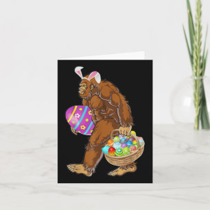 Funny Bigfoot Jagd Ostereier Karte
