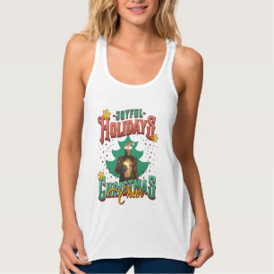 Funny Bigfoot - Joyful Holidays Christmas Cheer Tank Top