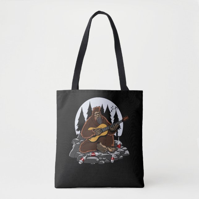 Funny Bigfoot Mountain Camping Wandern Tasche (Vorderseite)