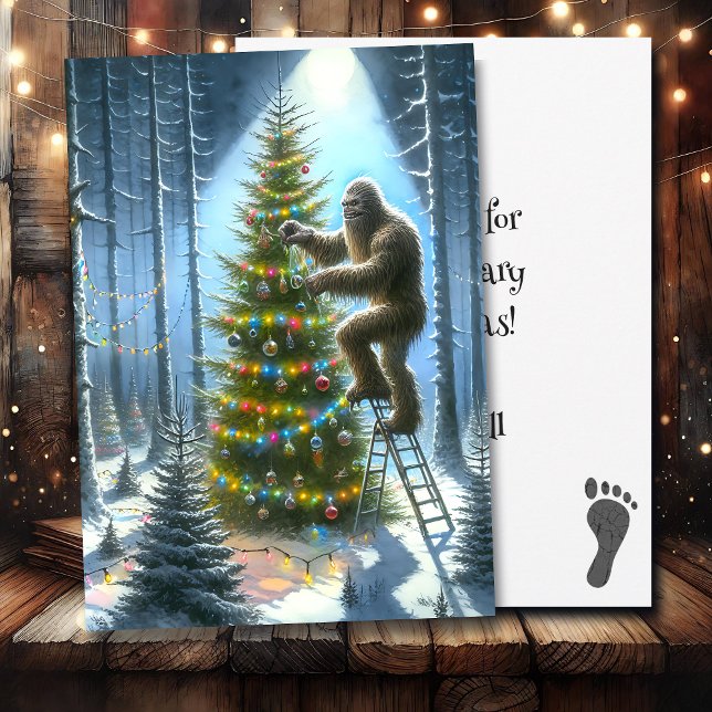 Funny Bigfoot Personalisiert Weihnachten (Von Creator hochgeladen)