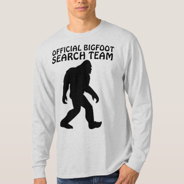 Funny BIGFOOT T - Shirt, SUCHTEAM T-Shirt (Vorderseite)