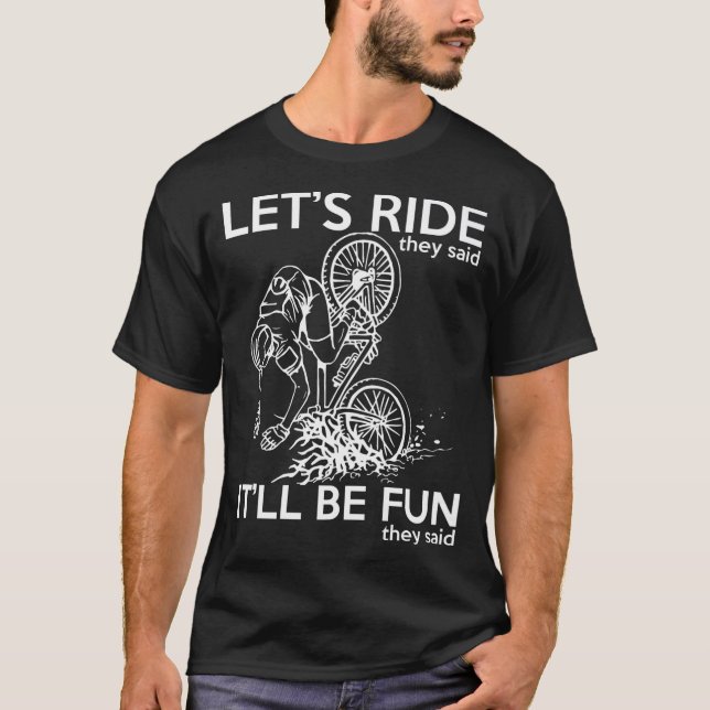 Funny Bike Crash T-Shirt (Vorderseite)