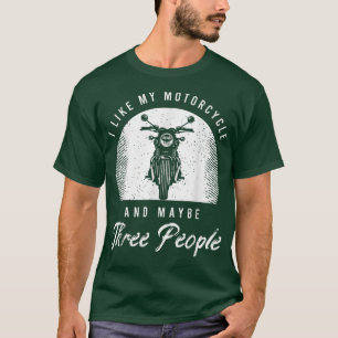 Funny Biker Sprichwort für eine lange Zeit Motorra T-Shirt