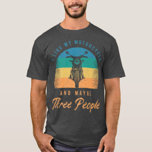 Funny Biker Sprichwort für einen längeren Motorrad T-Shirt