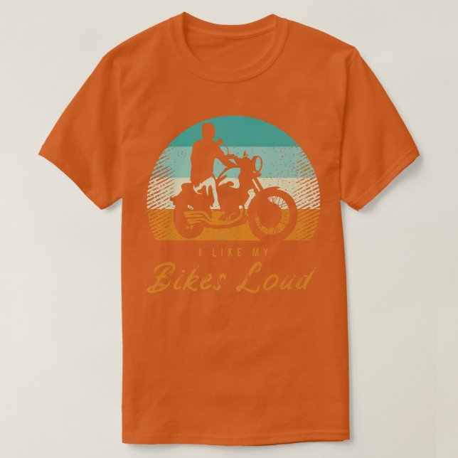 Funny Biker Sprichwort für einen längeren Motorrad T-Shirt (Design vorne)