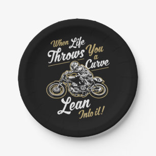 Funny Biker Zitate Sarcastic Motorrad-Rider Gesche Pappteller