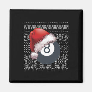 Funny Billiard 8 Ball für Pool Spieler Liga Bil Magnet