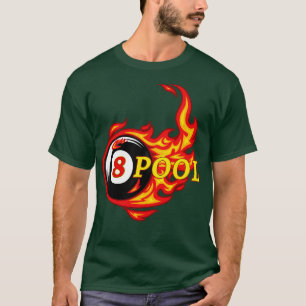 Funny Billiard 8 Ball Pool Billiard Player T-Shirt