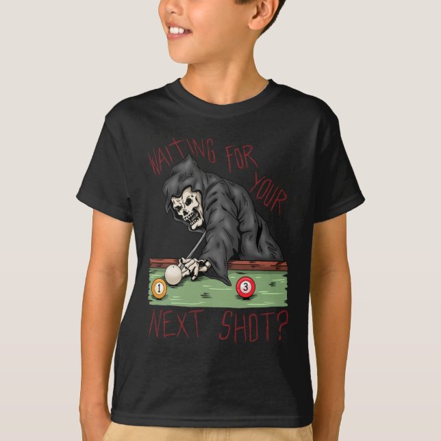 Funny Billiard Pool Player Billiard T-Shirt (Vorderseite)