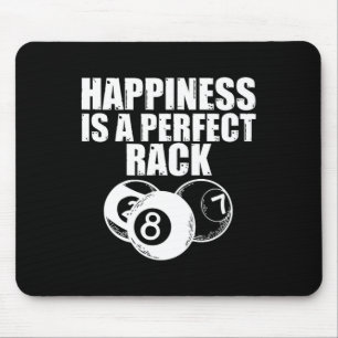 Funny Billiard Pool Spiel Nacht Glück ist ein Perf Mousepad