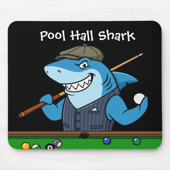 Funny Billiards Fanatic Cool Computer Mouse Pads Mousepad (Vorne)