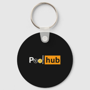 Funny Billiards Game - Pool Hub - Billard und Cue Schlüsselanhänger