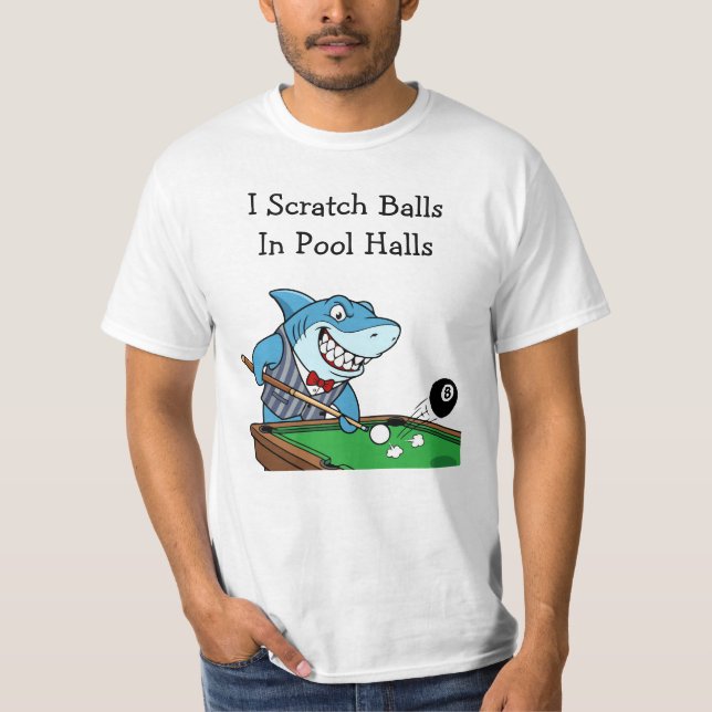 Funny Billiards Pool Hall Rebel Tshirts (Devant)