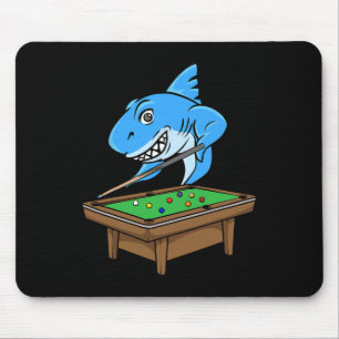 Funny Billiards Pool Shark Hall Snooker Joke Billi Mousepad