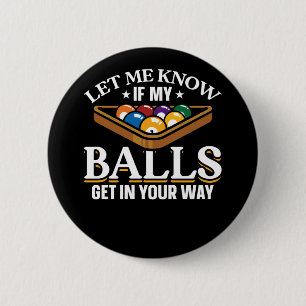 Funny Billiards Quotes Pool Spieler Button