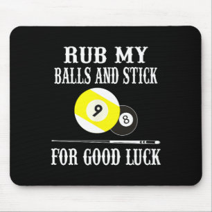 Funny Billiards T Shirt ruinieren mich und halten Mousepad
