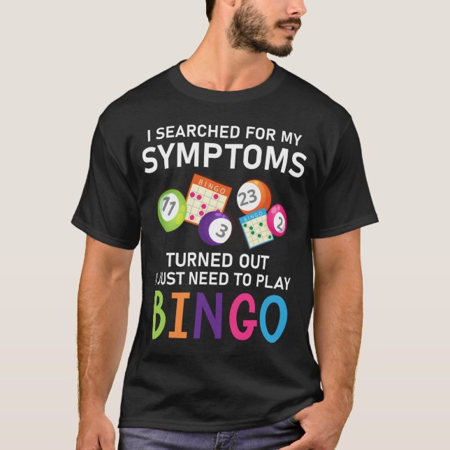 Funny Bingo Ball Bingo Gamer T-Shirt (Vorderseite)