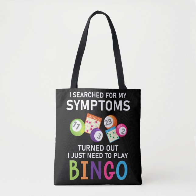 Funny Bingo Ball Bingo Gamer Tasche (Vorderseite)