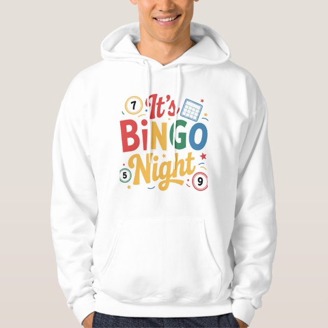 Funny Bingo Lover Design – Bingo Player Gift Hoodie (Vorderseite)
