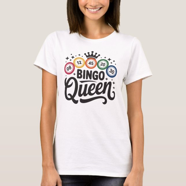 Funny Bingo Lover Design – Bingo Player Gift T-Shirt (Vorderseite)