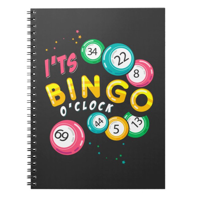Funny Bingo Player Gambler Spaß Notizblock (Vorderseite)