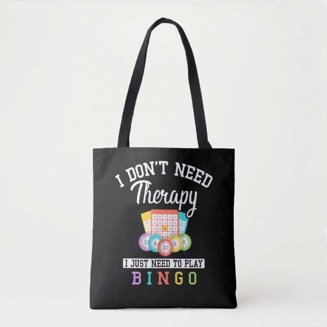 Funny Bingo Player Joke Tasche (Vorderseite)