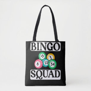 Funny Bingo Squad Sprichwort Bingo Tasche