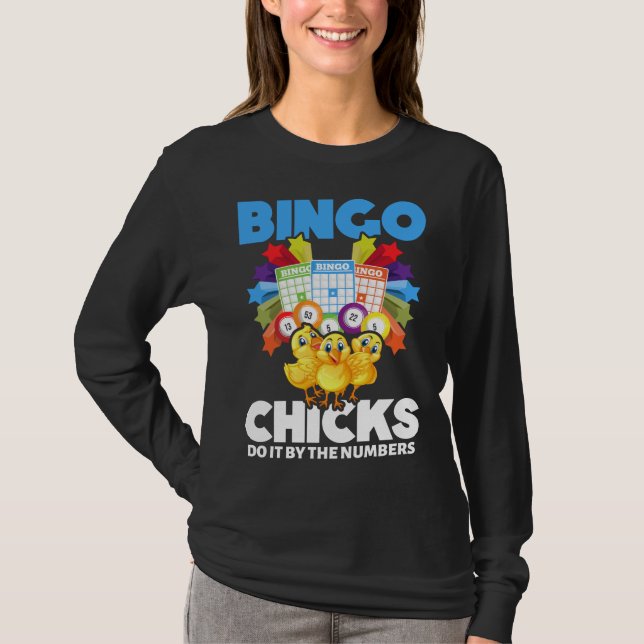 Funny Bingo Women Bingo Player Girls T-Shirt (Vorderseite)