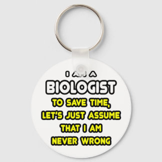 Funny Biologist T - Shirt und Geschenke Schlüsselanhänger