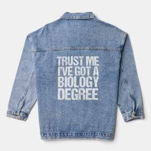 Funny Biology Major Abschluss Biologe Spaß Jeansjacke