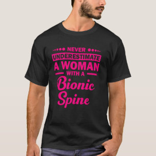 Funny Bionic Spine Operation Erholung Gaben Back S T-Shirt