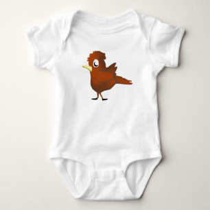 Funny Bird Baby Strampler