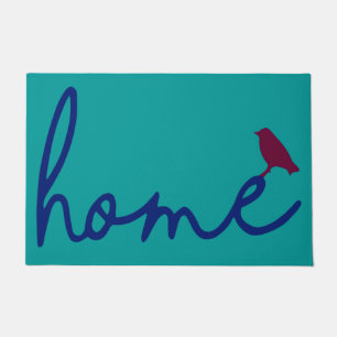 Funny Bird Doormat, Zuhause Lover Mat, farbiger Vo Fußmatte