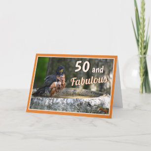 Funny Bird Humourous Fabuleux 50 Carte Anniversair