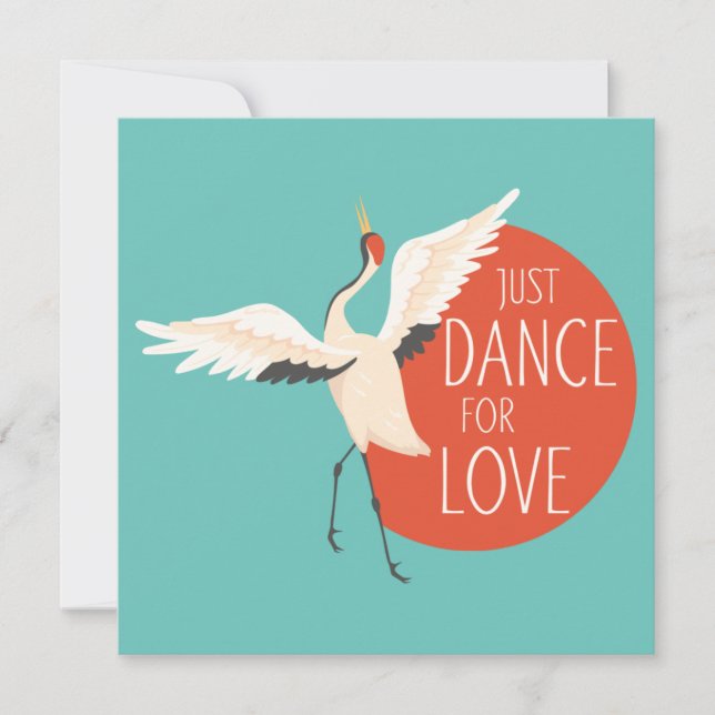 Funny Bird Message - Just Dance for Liebe 1 (Vorderseite)