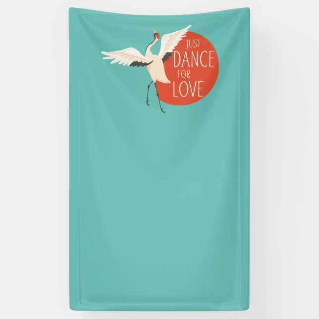 Funny Bird Message - Just Dance for Liebe 1 Banner (Vertikal)