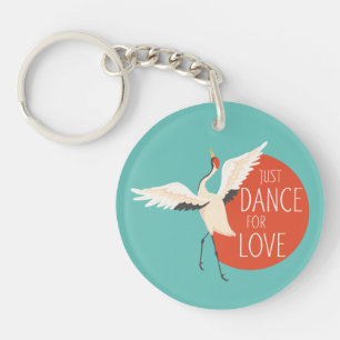 Funny Bird Message - Just Dance for Liebe 1 Schlüsselanhänger