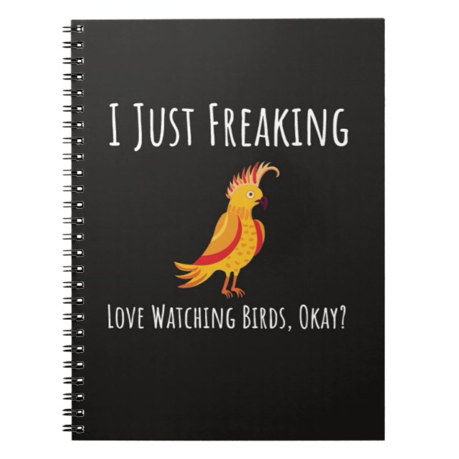 Funny Bird Watching Gifts For Bird Lovers Birding Notizblock (Vorderseite)