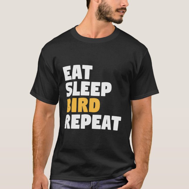Funny Bird Watching Long Sleeve T Shirt Vogelbeoba (Vorderseite)