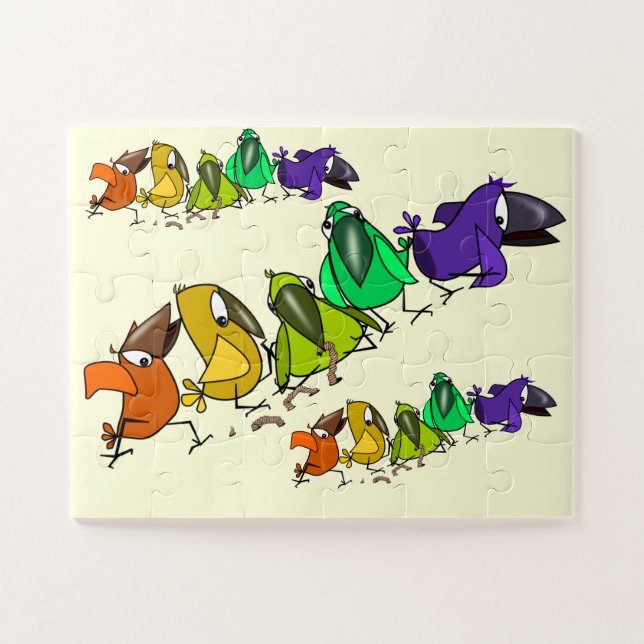 Funny Birds Jigsaw Puzzle (Horizontal)