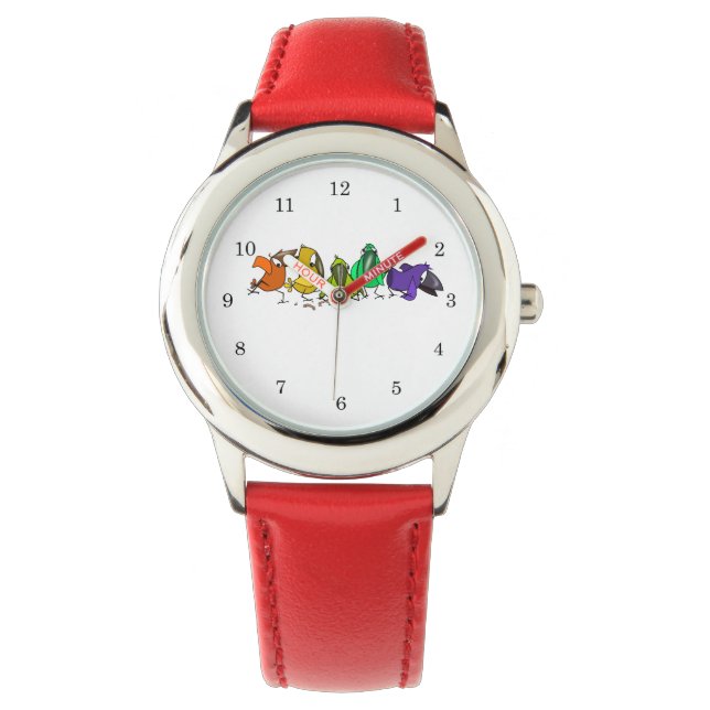 Funny Birds Watch Armbanduhr (Vorderseite)