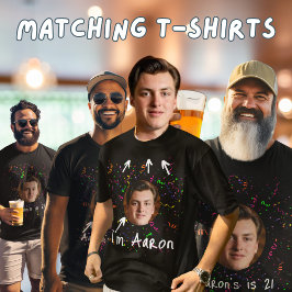 Funny Birthday Boy Group Party Shirts