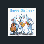 Funny Birthday Canvas Print Mouse Music Band Leinwanddruck<br><div class="desc">Funny Geburtstag Canvas Print Geschenk mit Maus Musikband - Cartoon Tier Zeichnend Mouse Liebe Musik - Wählen / Fügen Sie Ihren einzigartigen Text / Farbe - Make Your Spezial Geschenk - Neu vergrössern und verschieben oder entfernen und fügen Sie Elemente / Text mit Anpassungs-Tool! - Zeichn und Design von MIGNED....</div>