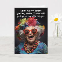 Funny Birthday Card Alter