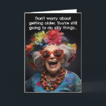 Funny Birthday Card Alter Karte<br><div class="desc">Eine lustige Geburtstagskarte, die über das Alter scherzt. Sicher, sie zum Lachen zu bringen.</div>