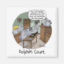 FUNNY BIRTHDAY CARD and GIFT with NIEDLICH DOLPHIN Magnet